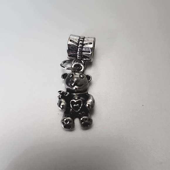 Teddy Bear Charm for European Style Bracelets Fits Pandora Systems - Picture 2 of 4